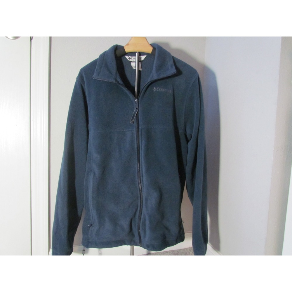 Columbia Fleece Jacket Medium Blue‎ Full Zip Steens Mountain WM6113